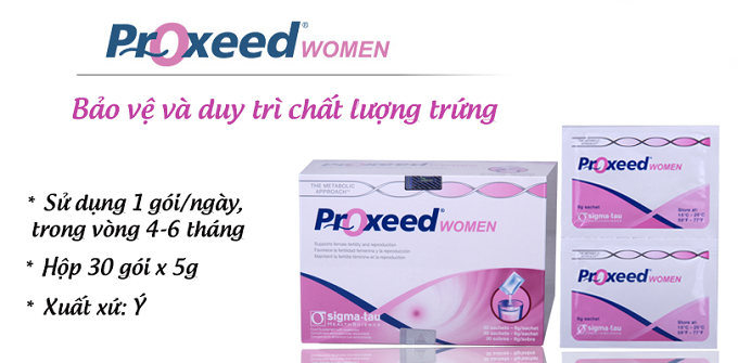 Cách dùng Proxeed Plus tăng cường khả năng thụ thai