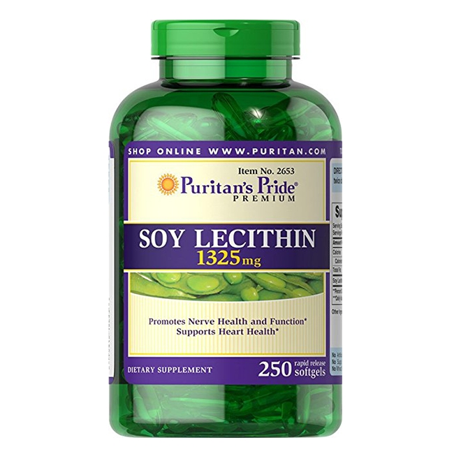 Tinh chất mầm đậu nành Puritan's Pride Soy Lecithin 1325 mg