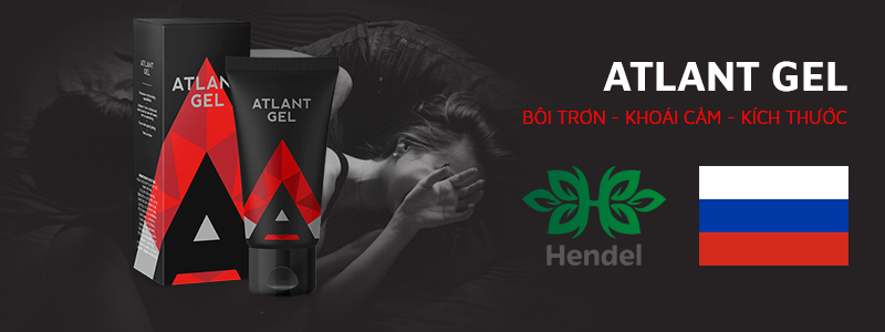 Atlant Gel bôi trơn cho nam giới, tăng kích thước dương vật tự nhiên