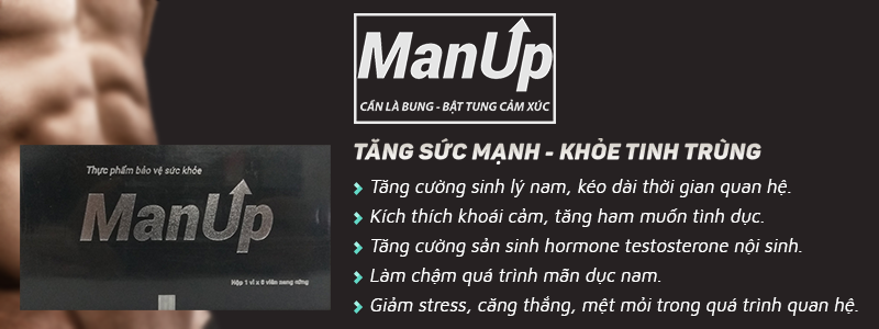 ManUP giúp tăng cường sinh lý nam, nâng cao giới hạn