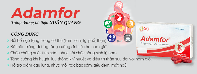 Tráng dương bổ thận Adamfor