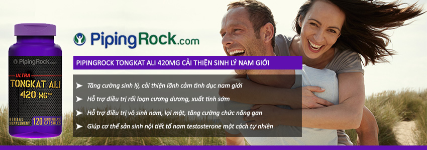 Công dụng PipingRock Tongkat Ali