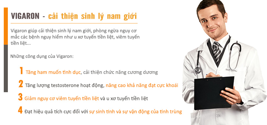 Công dụng viên uống Vigaron