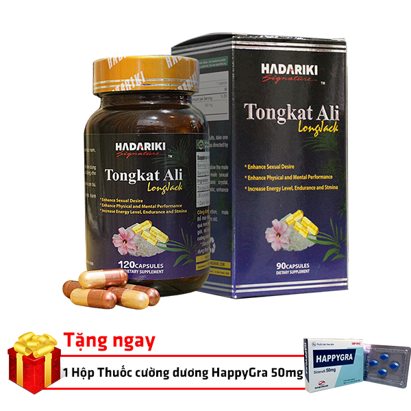 Hadariki Tongkat Ali kích thích sản sinh nội tiết tố nam nội sinh 439.000 VND