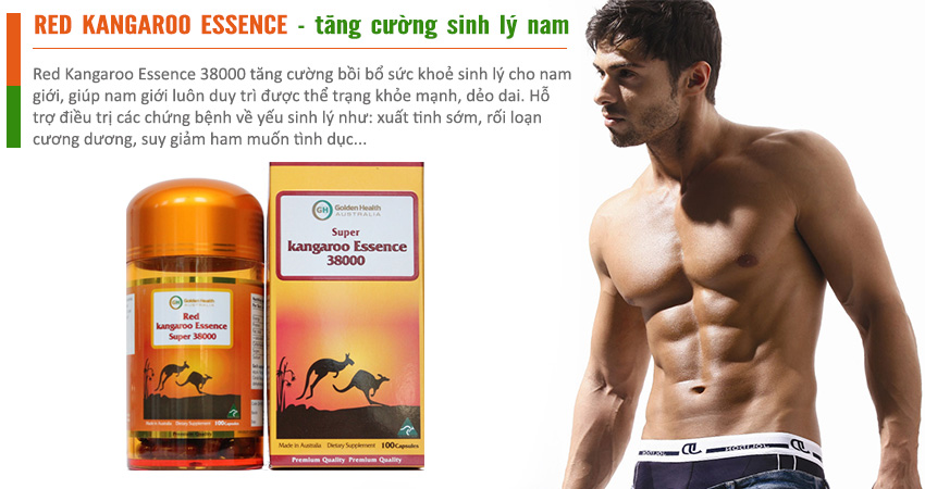 Red Kangaroo Essence 38000 tăng cường sức khỏe sinh lý nam