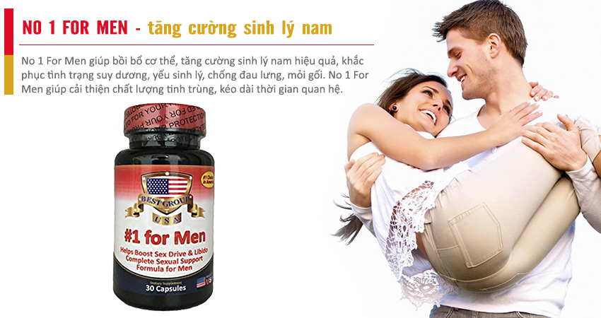 No 1 For Men tăng cường sinh lý phái mạnh