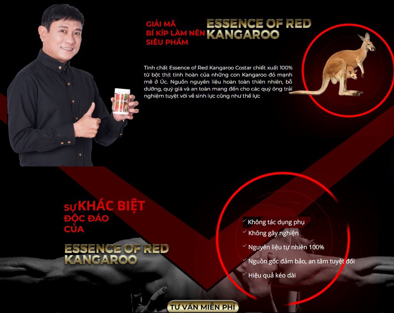 Thành phần Essence of Red Kangaroo