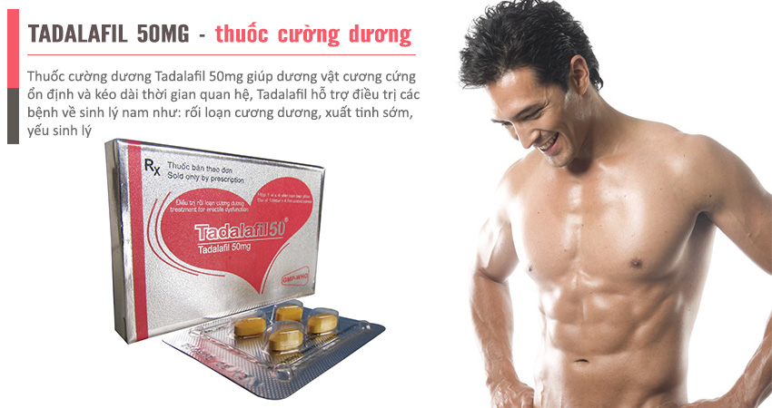 Thuốc cường dương Tadalafil 50mg