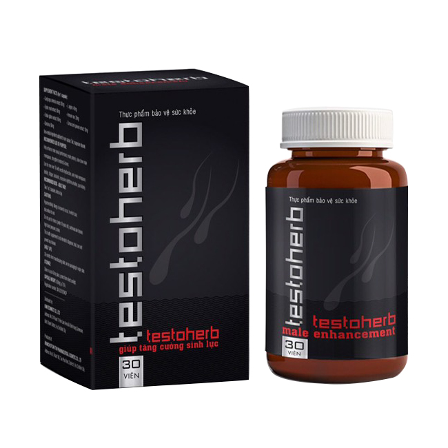 Testoherb viên uống bổ thận chiết xuất từ tinh chất hàu tươi