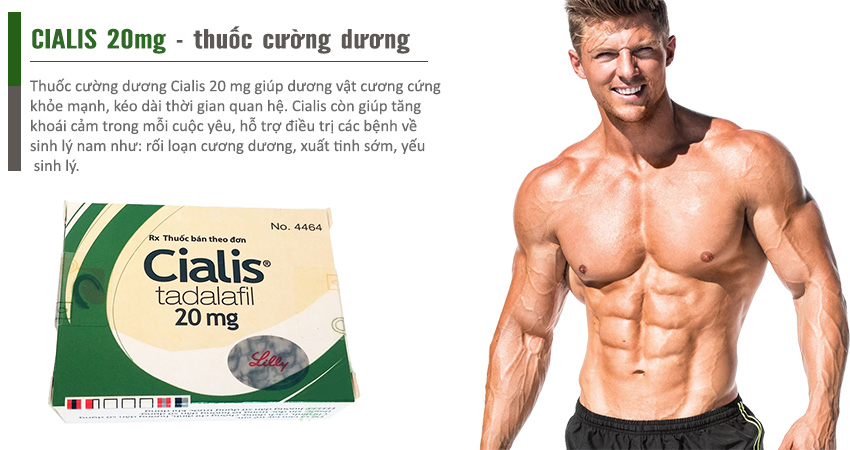Thuốc cường dương Cialis 20mg
