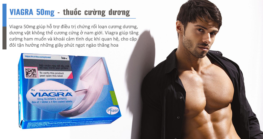Thuốc cường dương Viagra 50mg