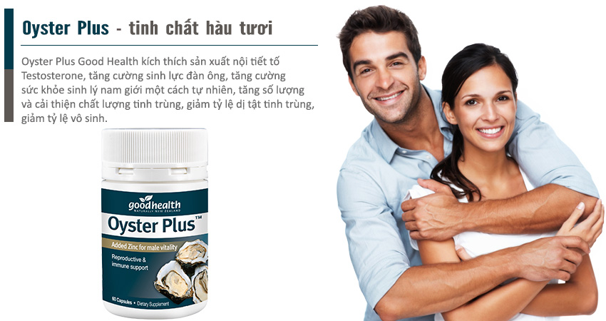 Oyster Plus sự lựa chọn hàng đầu cho sức khỏe sinh lý nam