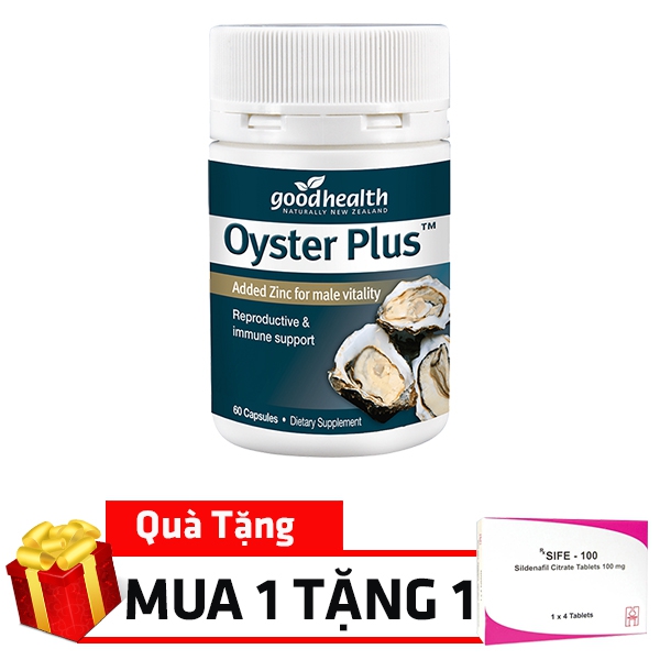 Tinh chất hàu Oyster Plus Goodhealth bổ sung kẽm cho nam giới