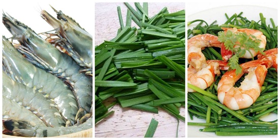 Tôm xào hẹ hỗ trợ điều trị thận suy tăng cường sinh lý nam
