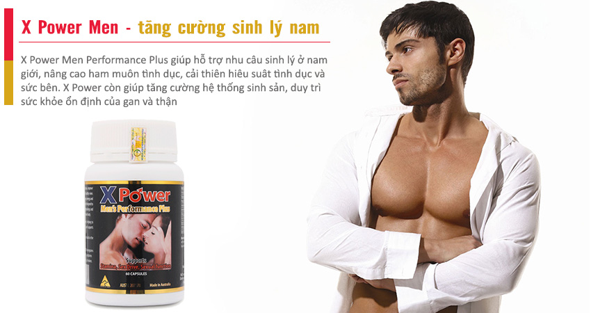 X Power Men Performance Plus tăng cường sinh lý nam