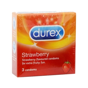 Bao cao su Durex StrawBerry Bao cao su Durex StrawBerry