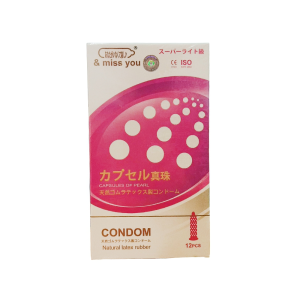 Bao cao su Nhật Bản & Miss You Capsules Of Pearl (12 cái)