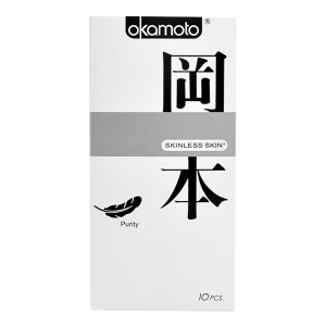 Bao Cao Su Okamoto Skinless Skin Purity, Hộp 10 Cái Bao Cao Su Okamoto Skinless Skin Purity, Hộp 10 Cái
