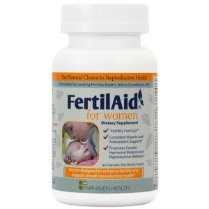 Fairhaven Health FertilAid for Women giúp tăng sức khỏe sinh sản nữ giới, Chai 90 viên