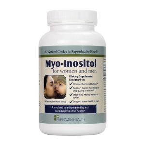 Fairhaven Health Myo-Inositol For Women And Men giúp tăng khả năng thụ thai, Chai 120 viên