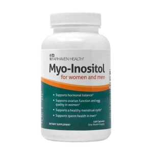 Fairhaven Health Myo-Inositol For Women And Men giúp tăng khả năng thụ thai, Chai 120 viên Fairhaven Health Myo-Inositol For Women And Men giúp tăng khả năng thụ thai, Chai 120 viên