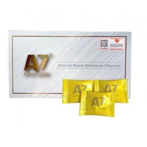 Kẹo cường dương Alpha Seven A7, Hộp 10 viên Kẹo cường dương Alpha Seven A7, Hộp 10 viên