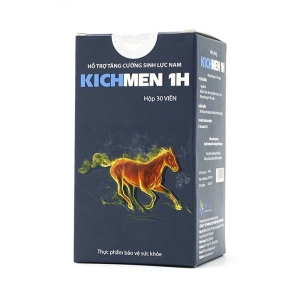 KICHMEN 1H bổ thận tráng dương tăng cường sinh lực phái mạnh (Chai 30 viên)