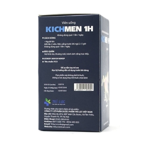 KICHMEN 1H bổ thận tráng dương tăng cường sinh lực phái mạnh (Chai 30 viên)
