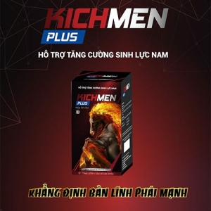 Kichmen Plus tăng cường sinh lý nam mạnh mẽ (Chai 30 viên)
