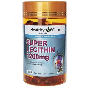 Mầm đậu nành Healthy Care Super Lecithin 1200mg, Chai 100 Viên