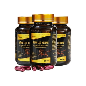 Mãnh Lực Khang bổ thận tráng dương, tăng cường sinh lý (Chai 60 viên) (hết hàng) Mãnh Lực Khang bổ thận tráng dương, tăng cường sinh lý (Chai 60 viên) (hết hàng)