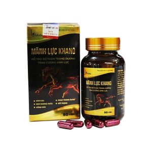 Mãnh Lực Khang bổ thận tráng dương, tăng cường sinh lý (Chai 60 viên) (hết hàng) Mãnh Lực Khang bổ thận tráng dương, tăng cường sinh lý (Chai 60 viên) (hết hàng)