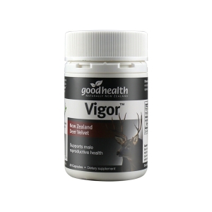 Nhung Hươu Goodhealth Vigor giúp bổ máu, tăng cường sinh lý, Chai 50 viên