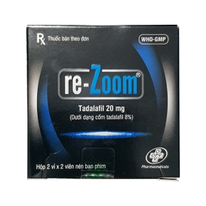 Thuốc cường dương Re-Zoom 20mg, Hộp 4 viên Thuốc cường dương Re-Zoom 20mg, Hộp 4 viên