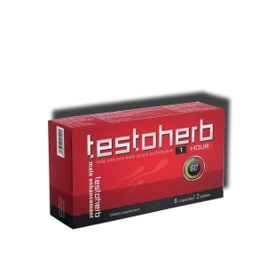 Testoherb 1hour tăng cường sinh lực cho nam giới, Hộp 8 viên