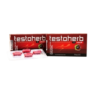 Testoherb 1hour tăng cường sinh lực cho nam giới, Hộp 8 viên