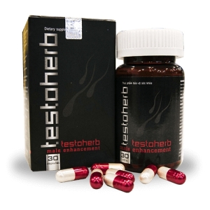 Testoherb tăng cường sinh lý, tăng chất lượng tinh trùng (Hộp 30 viên)