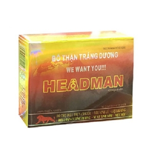 Thực phẩm bảo vệ sức khỏe Headman, Hộp 48 viên ( hết hàng)