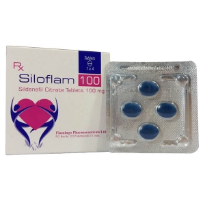 Thuốc cường dương Siloflam 100mg, Hộp 4 viên Thuốc cường dương Siloflam 100mg, Hộp 4 viên