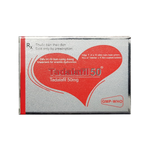 Tadalafil 50 Cophavina 1 vỉ x 4 viên