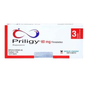 Thuốc trị xuất tinh sớm Priligy 60mg, Hộp 3 viên ( HẾT HÀNG)