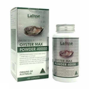 Tinh chất hàu nhân sâm Lalisse Oyster Max Powder 40000mg, Hộp 100 viên Tinh chất hàu nhân sâm Lalisse Oyster Max Powder 40000mg, Hộp 100 viên