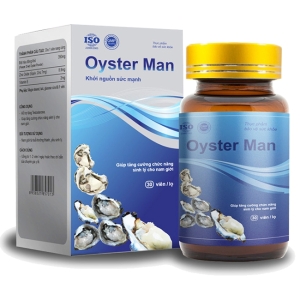 Tinh chất hàu Oyster Man tăng cường sinh lý nam, Hộp 30 viên Tinh chất hàu Oyster Man tăng cường sinh lý nam, Hộp 30 viên