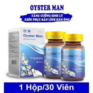 Tinh chất hàu Oyster Man tăng cường sinh lý nam, Hộp 30 viên Tinh chất hàu Oyster Man tăng cường sinh lý nam, Hộp 30 viên