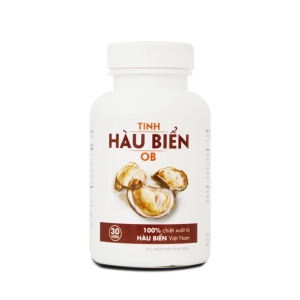 Tinh hàu biển OB bổ thận tráng dương, Chai 30 viên