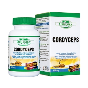 Tpbbvsk Đông trùng hạ thảo Organika Cordyceps 200mg, Chai 90 viên Tpbbvsk Đông trùng hạ thảo Organika Cordyceps 200mg, Chai 90 viên