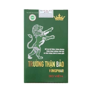 Tpbvks bổ thận Trường Thận Bảo, Hộp 30 viên