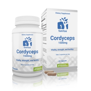 Tpbvsk Đông trùng hạ thảo Famitaa Cordyceps 1500mg, Chai 60 viên
