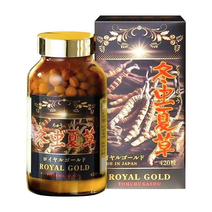 Đông Trùng Hạ Thảo Tohchukasou Royal Gold, Chai 420 viên