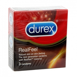 Bao cao su Durex Real Feel, Hộp 03 cái